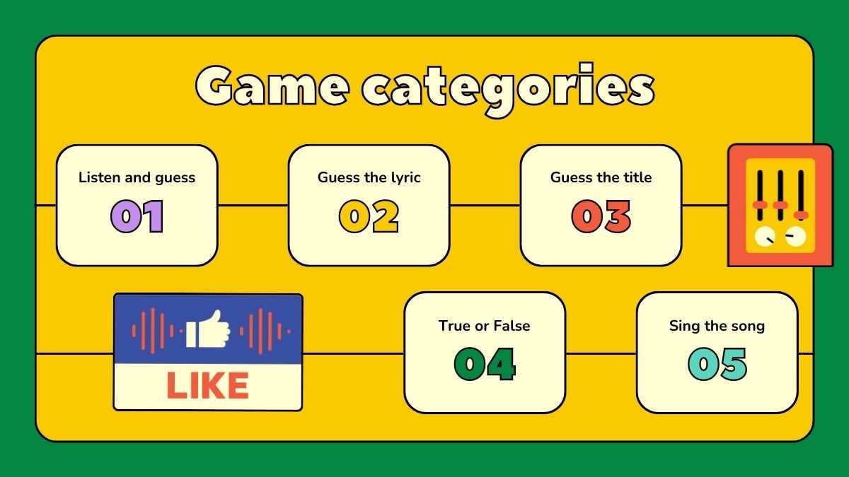 Slides Animados para Quiz Musical - deslizar 4