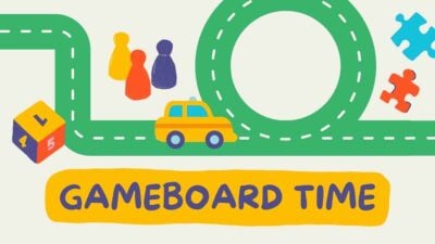 Illustrated Game Board Time Slides