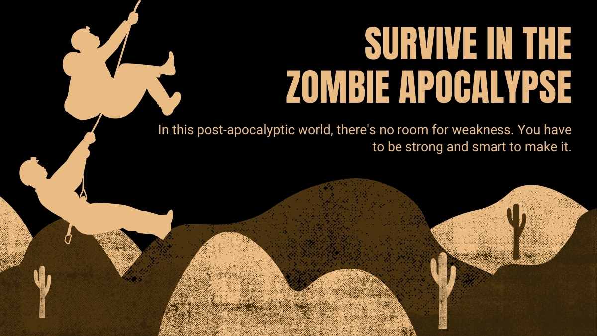 Zombie Apocalypse Minitheme Slides - slide 6