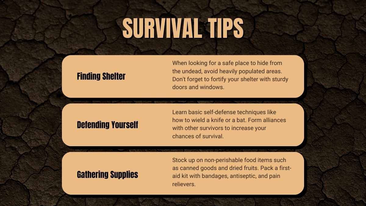 Zombie Apocalypse Minitheme Slides - slide 7