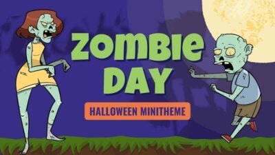 Tema Mini Slide Serangan Zombie