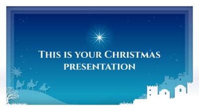 Slides Carnival Google Slides and PowerPoint Template free christmas powerpoint template or google slides theme simple with bethlehem and star illustration 1