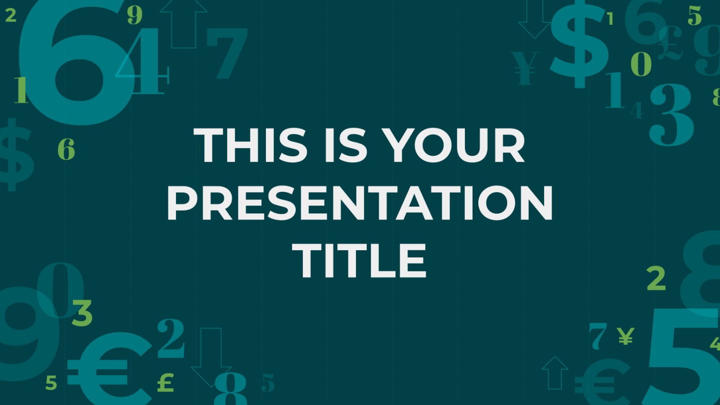 Green Finance Free Powerpoint Template Google Slides Theme