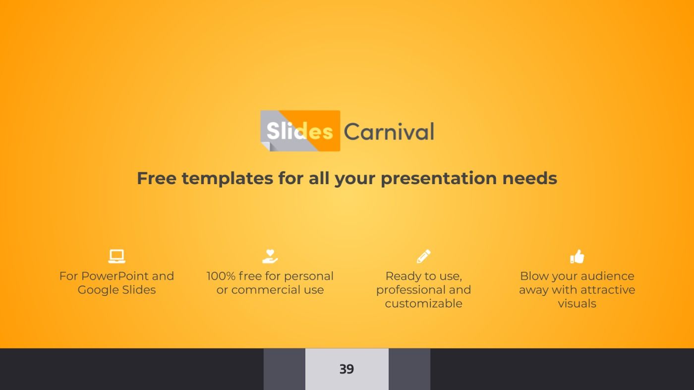 SlidesCarnival: Templates PowerPoint grátis e temas do Google Slides