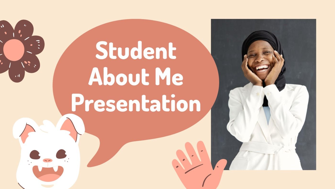 Free to customize About Me presentation templates